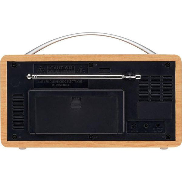 Logik L55DAB15 Portable DAB+/FM Radio, Silver & Wood - Variants
