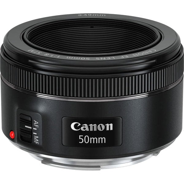 Canon EF 50mm f/1.8 STM Lens, Black