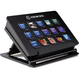 Elgato Stream Deck, Live Content Creation Controller with 15 Customizable LCD Keys, Black