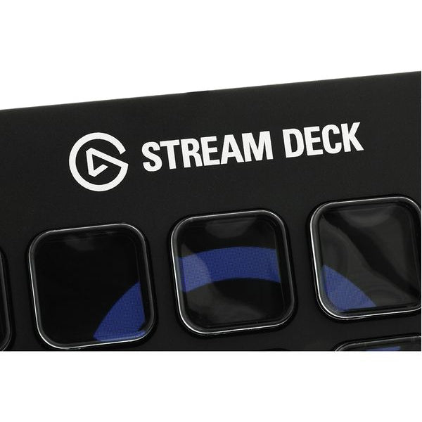 Elgato Stream Deck, Live Content Creation Controller with 15 Customizable LCD Keys, Black