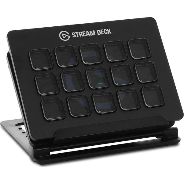 Elgato Stream Deck, Live Content Creation Controller with 15 Customizable LCD Keys, Black