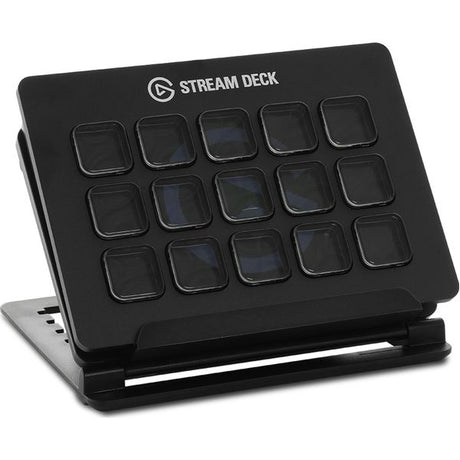Elgato Stream Deck, Live Content Creation Controller with 15 Customizable LCD Keys, Black