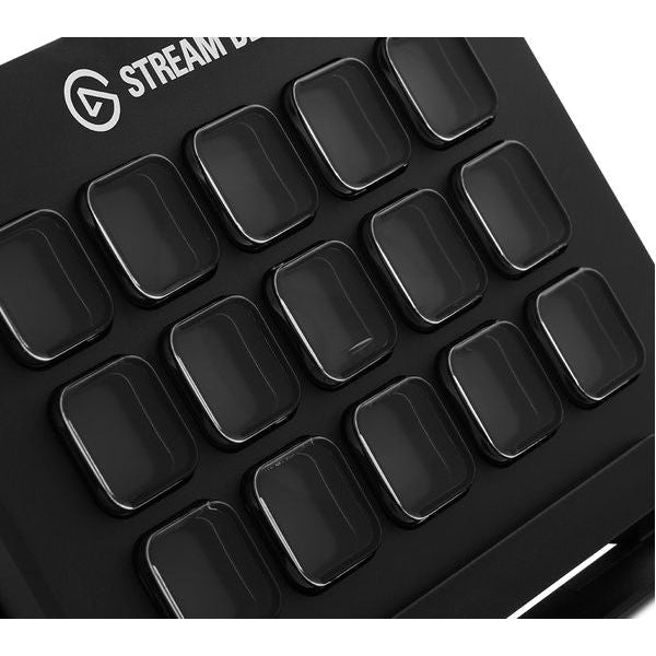 Elgato Stream Deck, Live Content Creation Controller with 15 Customizable LCD Keys, Black