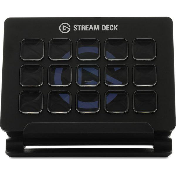 Elgato Stream Deck, Live Content Creation Controller with 15 Customizable LCD Keys, Black