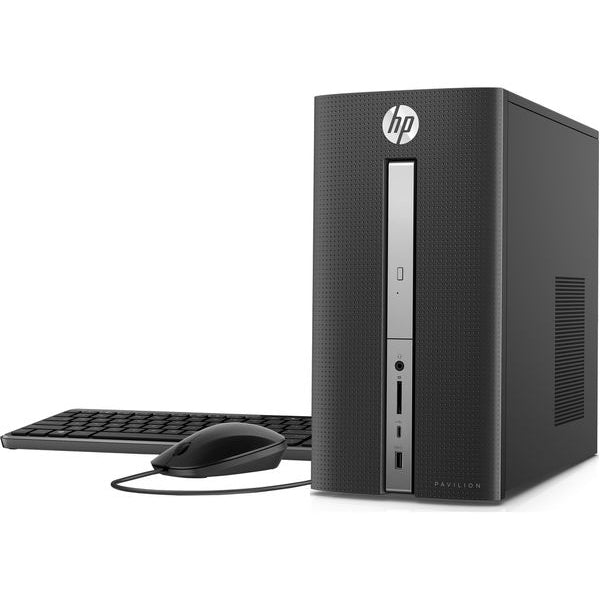 HP Pavilion 570-A100NA Desktop PC, 8GB RAM, 1TB, 1QZ17EA#ABU - Black