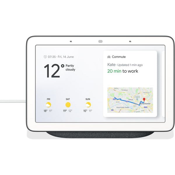 Google Nest Hub - GA00515-GB - Charcoal - Refurbished Excellent