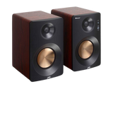 JVC XS-D629BM 2.0 Bluetooth Bookshelf Speakers - Walnut