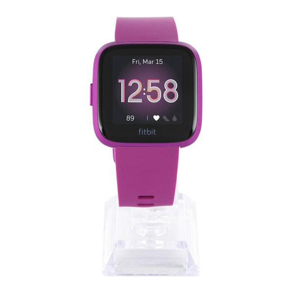 Fitbit Versa Lite Health & Fitness Smartwatch - Mulberry - Refurbished Pristine