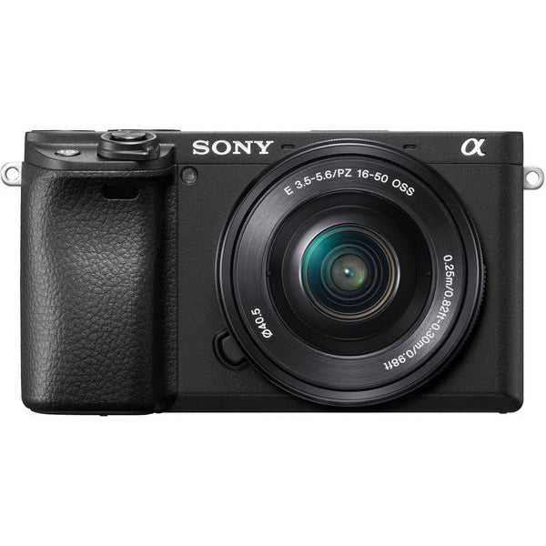 Sony A6400 Mirrorless Camera with E PZ 16-50 mm f/3.5-5.6 OSS Lens, Black