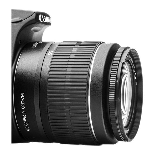 Canon EOS 250D DSLR Camera with EF-S 18-55 mm f/3.5-5.6 III & EF 50 mm f/1.8 STM, Black