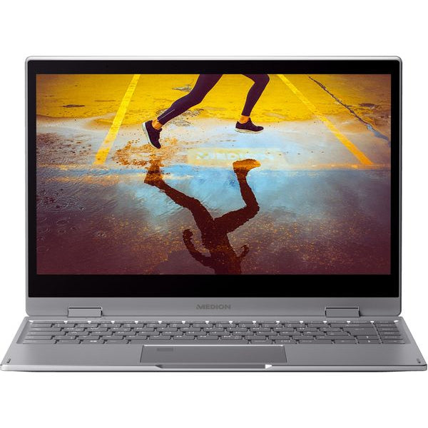 MEDION AKOYA S4403 (MD61325) 14" Touchscreen (Intel Core i5-8250U, 8GB RAM, 512GB SSD) 2-in-1 Convertible Laptop – Titan Grey