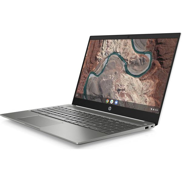 HP 15b 15.6" Chromebook - Intel Core i3, 128GB eMMC, Full HD Laptop in White - 7BS70EA#ABU
