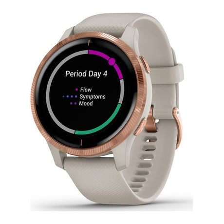 Garmin Venu - Light Sand & Rose Gold - Refurbished Good - No Straps & Charger