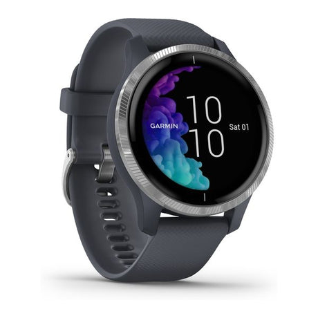Garmin Venu Smartwatch - Granite Blue & Silver - Refurbished Pristine