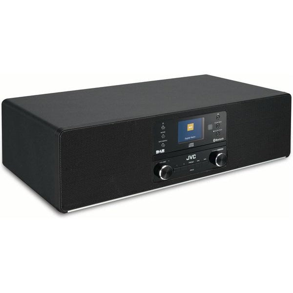 JVC RD-D100 Bluetooth All-in-One Hi-Fi System, Black - Good