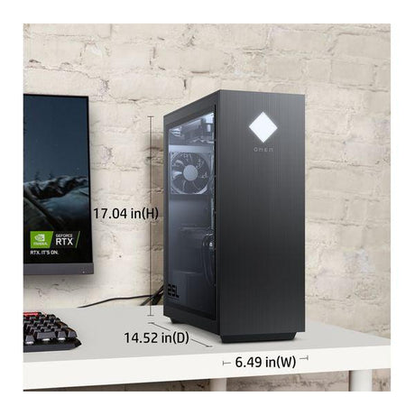 HP OMEN 25L Gaming PC - Intel Core i5, RTX 2060, 1 TB HDD & 256 GB SSD - 9YT63EA#ABU