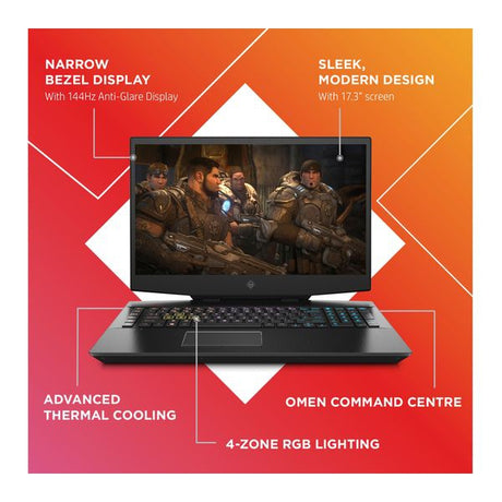 HP OMEN 17.3" Gaming Laptop - Intel Core i7, RTX 2080 Super, 1TB HDD & 512GB SSD - 17G22EAABU