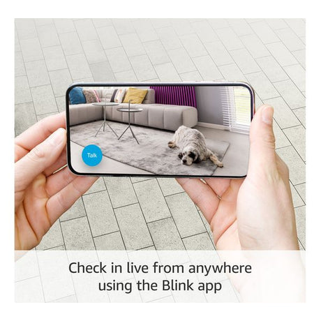 Amazon Blink Mini Full HD 1080p WiFi Plug-In Security Camera - 2 Cameras, White