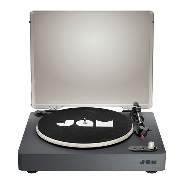 JAM Spun Out HX-TT400-BK Belt Drive Bluetooth Turntable, Black