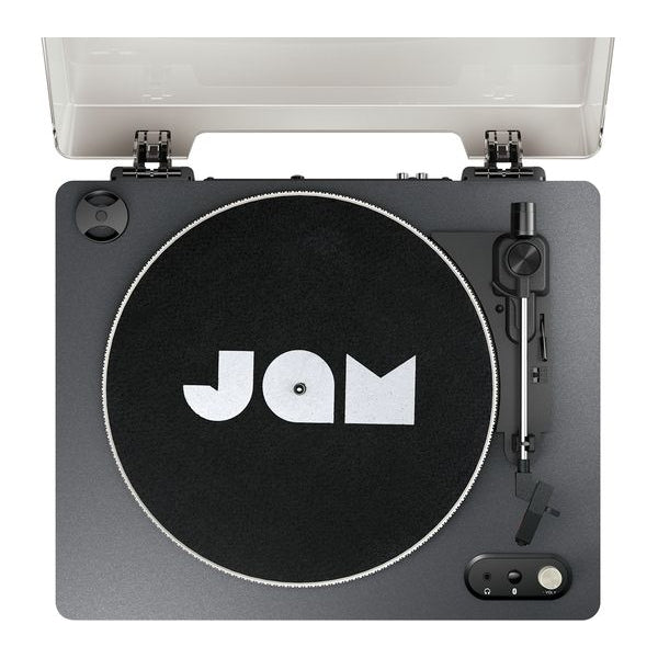 JAM Spun Out HX-TT400-BK Belt Drive Bluetooth Turntable, Black