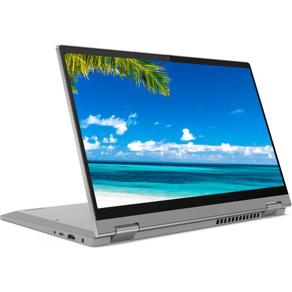 Lenovo Flex 5i Laptop, Intel Core i3-1005G1, 4GB RAM, 128GB SSD, 14", Platinum Grey