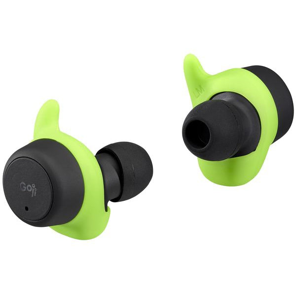 GOJI GSBTW21 Wireless Bluetooth Sports Earphones - Black / Green