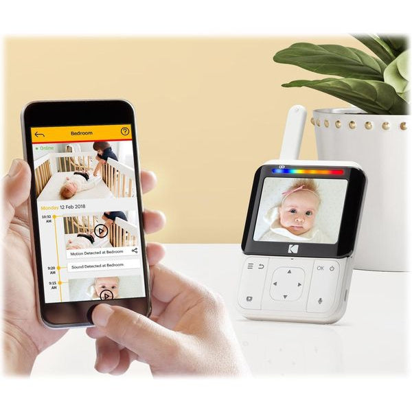 Kodak Cherish C220 Video Baby Monitor - White