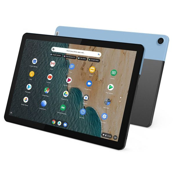 Lenovo IdeaPad Duet 10.1" 2 in 1 Chromebook - MediaTek P60T, 64GB, Blue & Grey