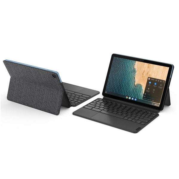 Lenovo IdeaPad Duet 10.1" 2 in 1 Chromebook - MediaTek P60T, 64GB, Blue & Grey