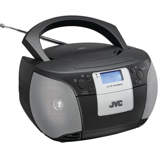JVC RD-D220B FM Boombox - Black - Good | Stock Must Go