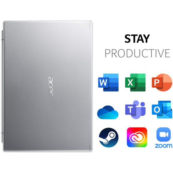 ACER Aspire 5 A514-54 14" Laptop, Intel Core i7, 1TB SSD, 8GB Ram, Silver
