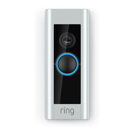 Ring Smart Video Doorbell Pro with Built-in Wi-Fi & Camera plus Plug-in Adapter - Refurbished Pristine