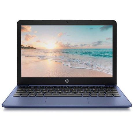 HP Stream 11-AK0513SA 11.6" Laptop, Intel Celeron, 4GB RAM, 64GB eMMC, Blue (3A0G6EA#ABU)