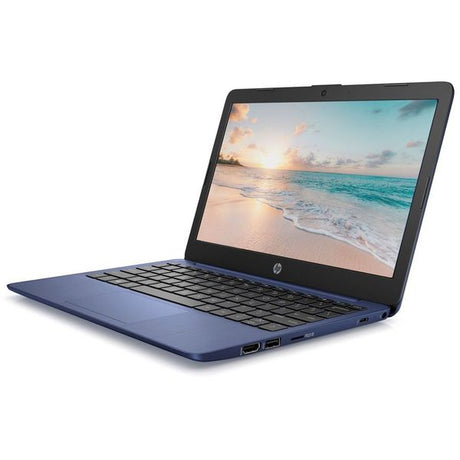 HP Stream 11-AK0513SA 11.6" Laptop, Intel Celeron, 4GB RAM, 64GB eMMC, Blue (3A0G6EA#ABU)