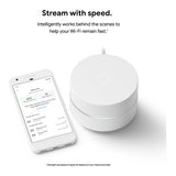 Google Wi-Fi Mesh Network System Router Point, AC1200, Pack of 3 (GA02434-GB)
