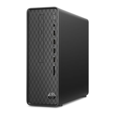 HP Slim S01-AF1021NA Desktop PC, Intel Celeron, 4GB RAM, 256GB SSD, Black (4J9L1EA#ABU)