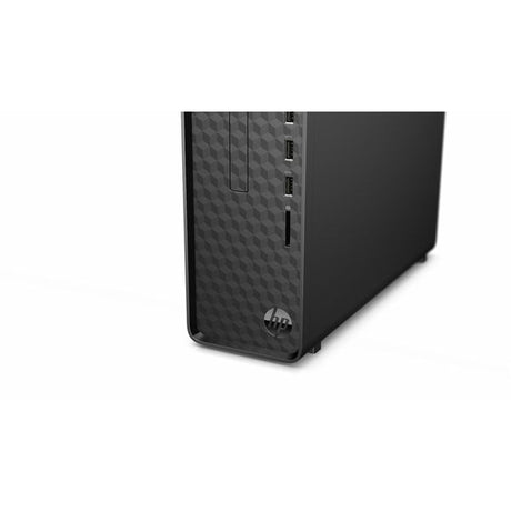 HP Slim S01-AF1021NA Desktop PC, Intel Celeron, 4GB RAM, 256GB SSD, Black (4J9L1EA#ABU)