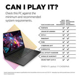 HP Omen 17-ck0501na 17" Gaming Laptop, Intel Core i7, 16GB RAM, 1TB SSD, Black (4H2Y6EA#ABU)
