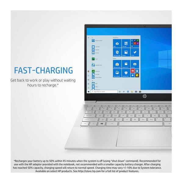 HP Pavilion 14-dv0609sa 14" Laptop - Intel® Pentium® Gold, 128 GB SSD, Gold