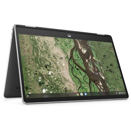 HP x360 14b-cb0500sa 14" 2 in 1 Chromebook - Intel Pentium Silver, 64 GB eMMC, Silver