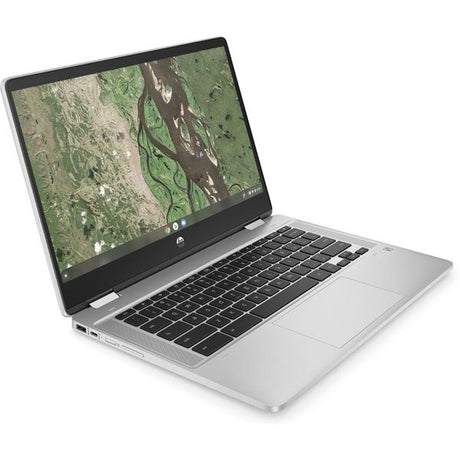 HP x360 14b-cb0500sa 14" 2 in 1 Chromebook - Intel Pentium Silver, 64 GB eMMC, Silver