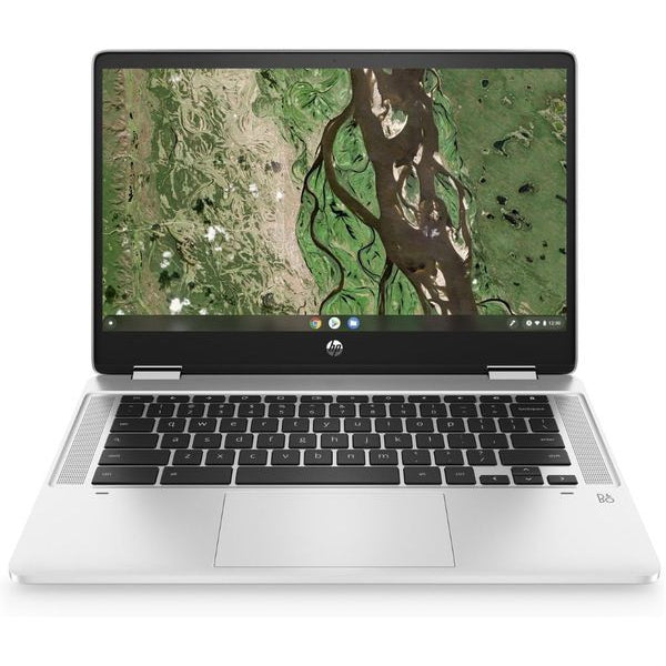 HP x360 14b-cb0500sa 14" 2 in 1 Chromebook - Intel Pentium Silver, 64 GB eMMC, Silver