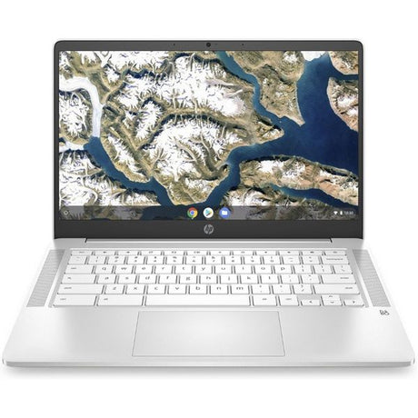 HP 14a-NA0509SA Chromebook, Intel Pentium, 4GB RAM, 64GB eMMC, 14'', White (4J6H1EA#ABU)