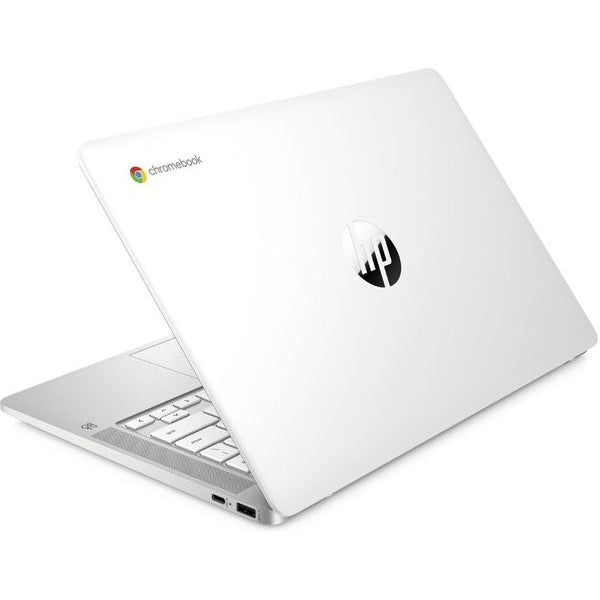 HP 14a-NA0509SA Chromebook, Intel Pentium, 4GB RAM, 64GB eMMC, 14'', White (4J6H1EA#ABU)