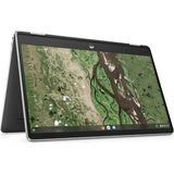HP Chromebook X360 14B-CB0502NA 14'' Laptop, Intel Pentium, 8GB RAM, 128GB eMMC, Silver (4J6G2EA#ABU)