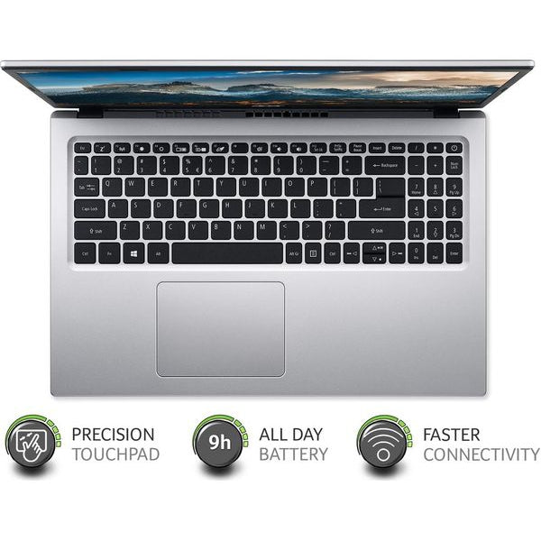 ACER Aspire 3 15.6" Laptop - Intel Core i3-1115G4, 128GB SSD, 8GB Ram, Silver
