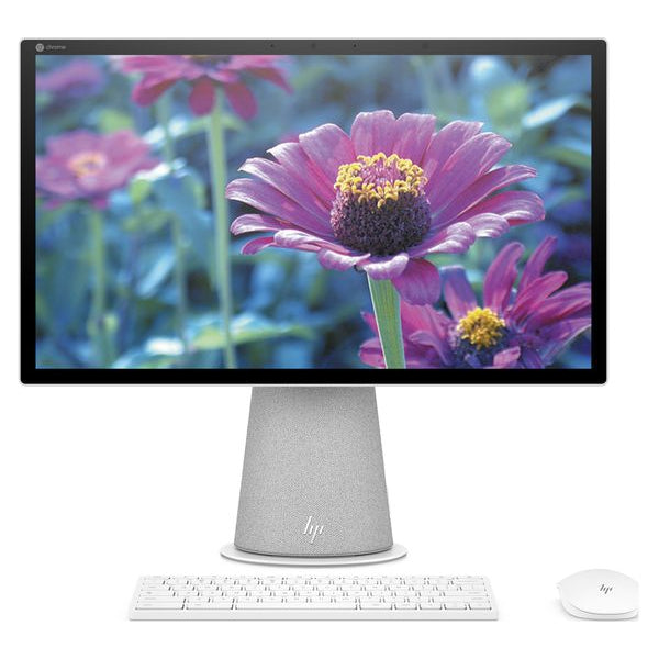 HP Chromebase 22-AA0001NA 21.5" All-in-One PC, Intel Pentium, 4GB RAM, 256GB SSD, White - Refurbished Excellent