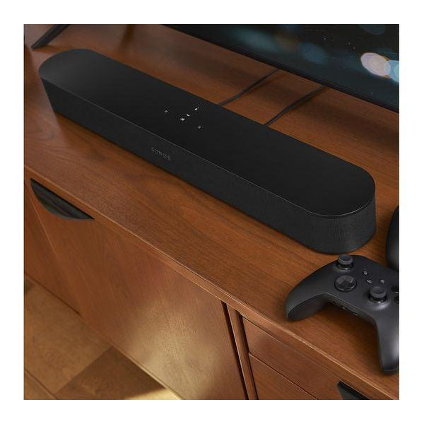 Sonos Beam (Gen 2) Compact Smart Sound Bar with Dolby Atmos & Voice Control, Black