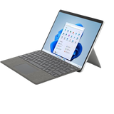 Microsoft Surface Pro 8 Laptop, Intel Core i7, 16GB RAM, 256 GB SSD, Platinum Silver
