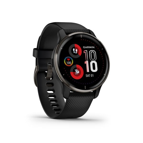 Garmin Venu 2 Plus - Black & Slate - No Straps